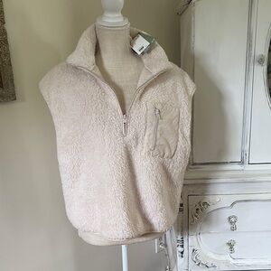 H&M Cream Fleece Vest